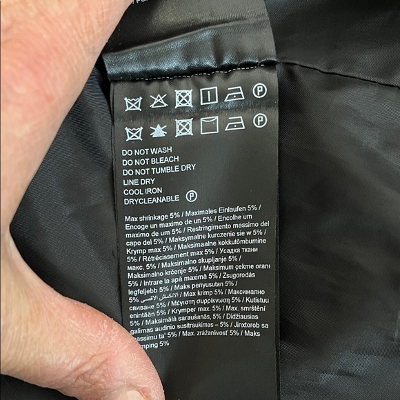 VERO MODA NWOT Black Velvet Moto Jacket Lined, Size M - Picture 13 of 13